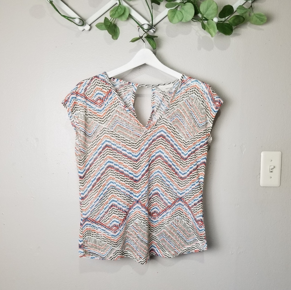 Dept. 222 colorful sleeveless top size M